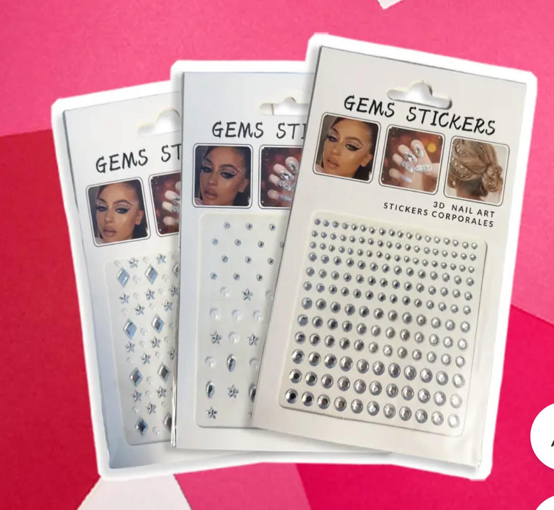 نگین چسبی سه کاره 12 سایزی