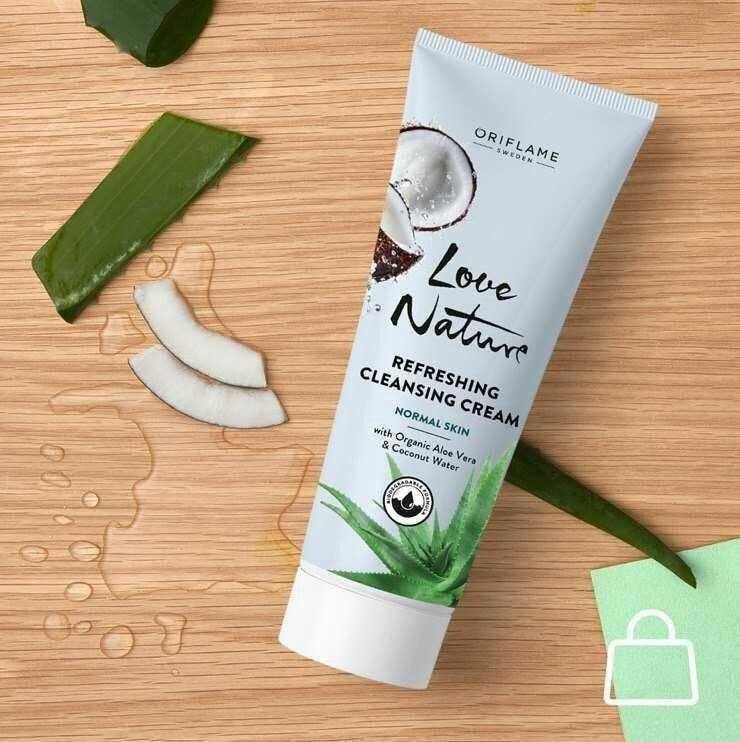 پاک کننده صورت کرمی آلوئه ورا و نارگیل